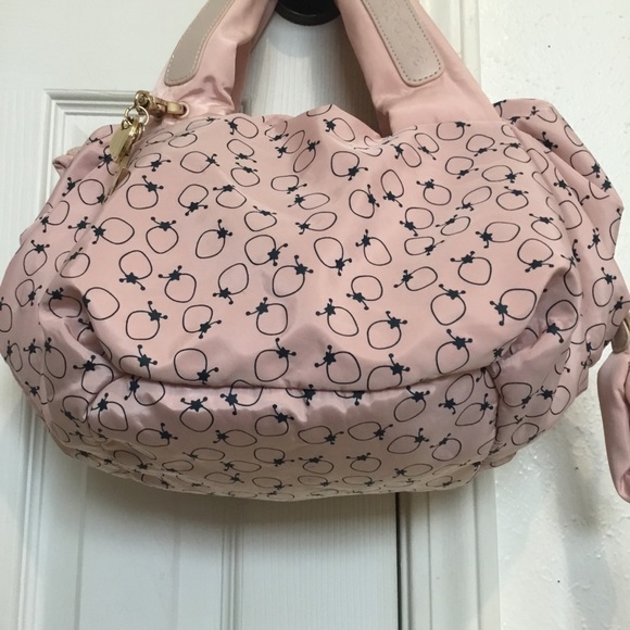 Authentic See By Chloe Puffer Pink Strawberries Bag - Picture 2 of 16